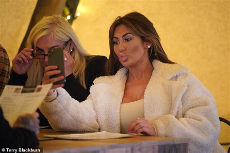 Chloe Ferry Struts Her Stuff In A VERY Skin Tight Nude Bodysuit For Al Fresco Dinner Daily