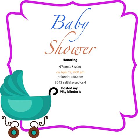 Babyshowercard Behance