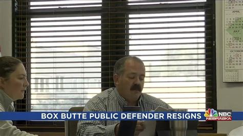 Box Butte County Accepts Public Defenders Letter Of Resignation Youtube