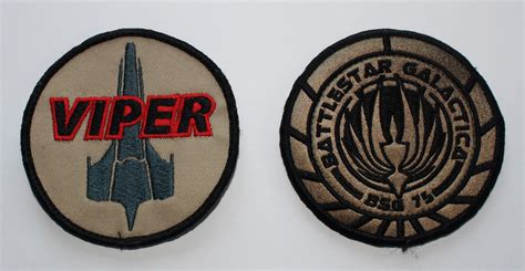 Battlestar Galactica Costumes Viper Pilot Patch Set