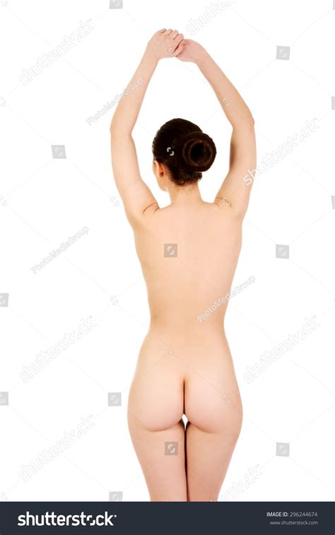 Beautiful Naked Woman Stretching Her Arms Stock Photo Shutterstock