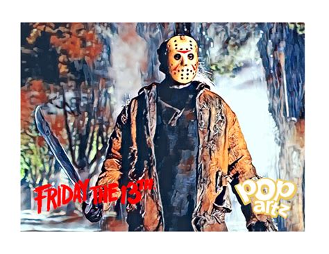 Friday The 13th Jason With A Machete Pop Artz