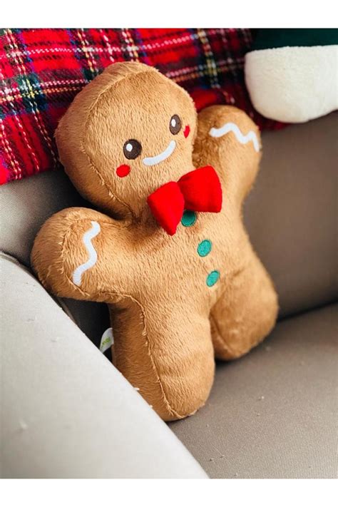 Petrichor Yeni Yıl Kurabiye Adam Yastık 32 Cm Ginger Man Fiyatı