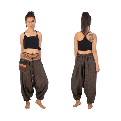 Gypsy Hippie Aladdin Hmong Genie Hammer Baggy Men Women Harem Pants