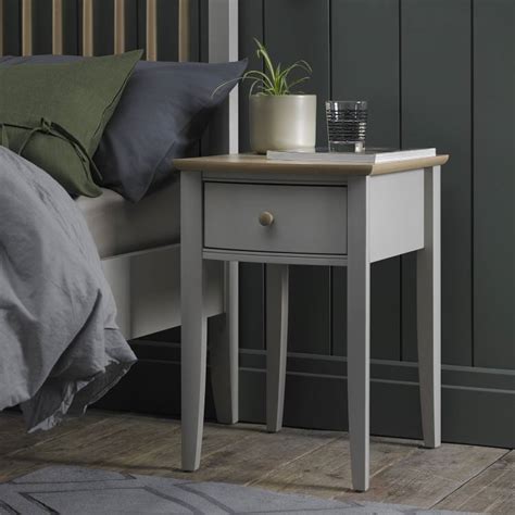 Bentley Designs Whitby Scandi Oak And Warm Grey Bedroom Furniture At