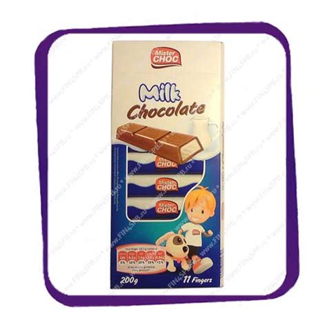 Mister Choc Milk Chocolate Fingers Шоколад Купить в Санкт