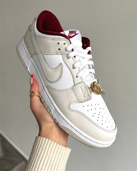 Nike Dunk Low White Phantom Just Do It On Carousell