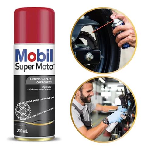 Lubrificante Mobil Spray Corrente Super Moto Chain Lub Ml