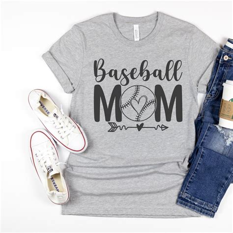 Baseball Mom Shirt Ballpark Mom Life Sports Mama T Mothers Day