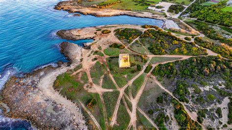 The beach of Pozzelle tower