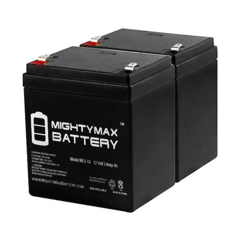 Mighty Max Battery 12v 5ah Sla Battery Replacement For Enduring 6 Dw 5