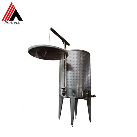 Stainless Steel Open Top Wine Fermenter Variable Capacity Tank China