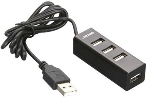 Концентратор USB2.0 Ginzzu GR-474UB {4xUSB2.0} — купить в интернет ...