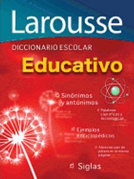 Libro Diccionario Escolar Educativo Equipo Editorial Larousse Libro