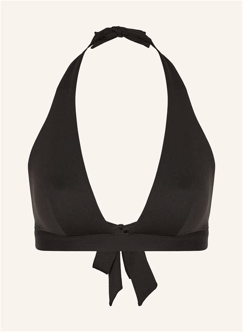 Max Mara BEACHWEAR Neckholder Bikini Top ARIELLA In Schwarz
