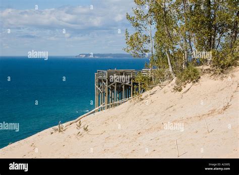 Sleepy Bear Sand Dunes Michigan USA Stock Photo - Alamy
