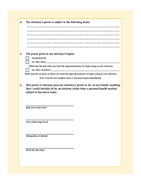Free Printable Illinois Financial Power Of Attorney Forms Printable