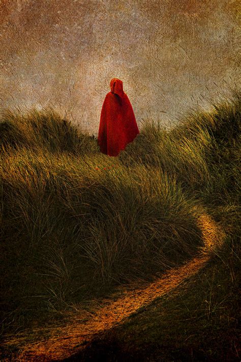 Girl In The Red Cloak Digital Art By Martin Fry Pixels