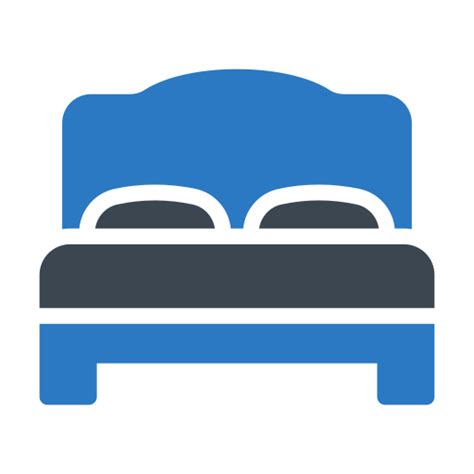 Hotel Bed Generic Blue Icon