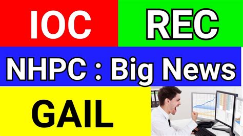 Ioc Rec Nhpc Gail Ioc Share News Rec Share News Nhpc Share