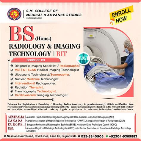 Radiology Imaging Technology Rit Gujranwala Bs Hons Radiology