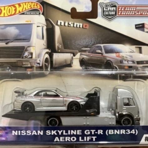 Jual Hot Wheels Defect Team Transport Nissan Skyline Gtr Bnr Aero Lift Kota Surabaya
