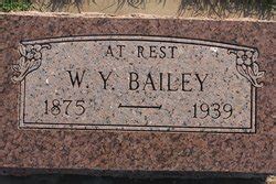 William Yancey Bailey 1875 1939 Mémorial Find a Grave