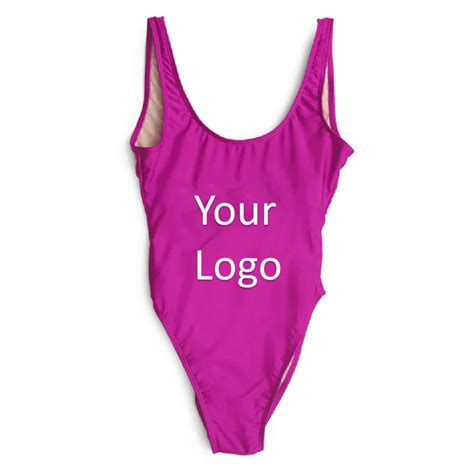 Custom Logo Bikini Custom Logo Print One Pieces Bikini Swimwear Custom Letter Bikini Logo