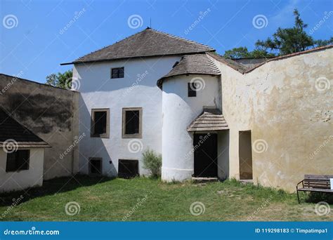 Courtyard Of Buchlov Castle Stock Image Image Of Footpath Buchlov