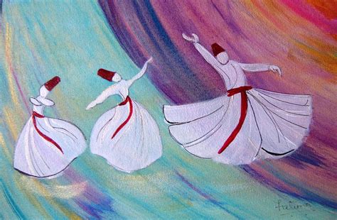 Whirling Dervish Painting by Fatima Pardhan - Fine Art America