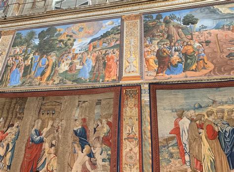 tapestries sistine chapel  lucas oshanassy blog
