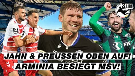 Regensburg Münster siegen Dresden verliert Arminia schlägt den MSV