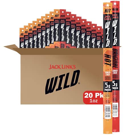 Jack Link S WILD Snack BCF Sticks Original And Hot Variety Pack