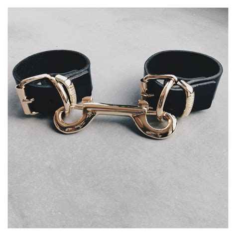 Black Leather Handcuffs Text Fuck Me Cuffs 365 Days BDSM Restraint Set For Sub Naughty Bracelet