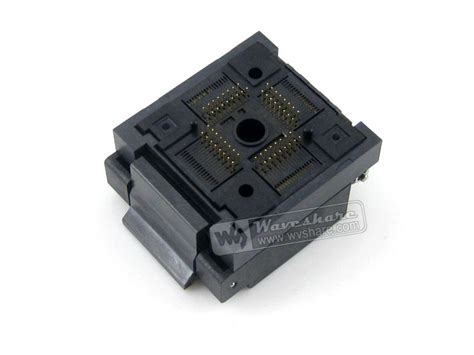 QFN-64B-0.5-01 Enplas IC Test & Burn-in Socket, for QFN64, MLP64, MLF64 ...