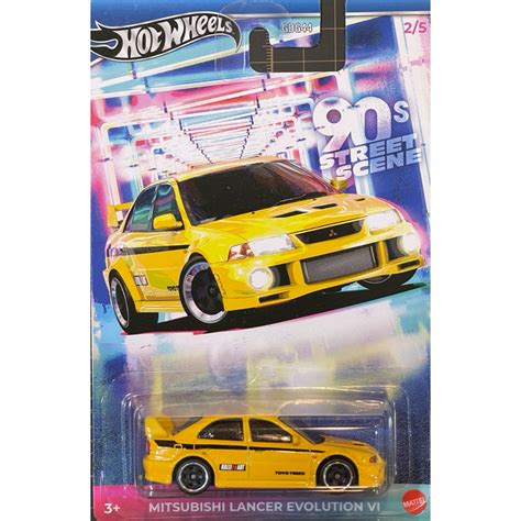 風火輪 Hot Wheels 銀標 90s STREET SCENE MITSUBISHI LANCER EVO VI 蝦皮購物