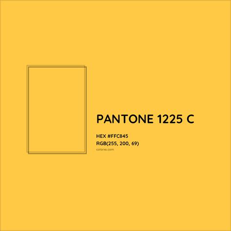 PANTONE 1225 C Complementary or Opposite Color Name and Code (#FFC845 ...