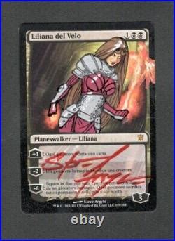 Magic The Gathering Liliana Mtg Liliana Of The Veil Altered And