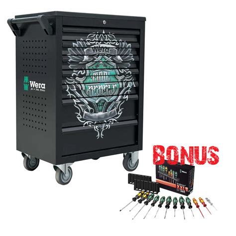 Wera Tool Rebel Workshop Trolley Including Tools WER501051 | tools.com