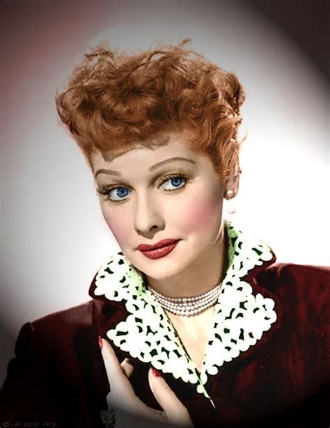 1950s Lucy Colorized Lucille Ball I Love Lucy I Love Lucy Show