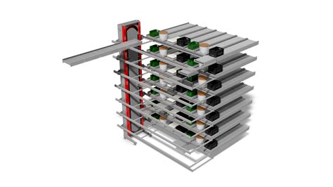 Collect And Sort Buffer System Qimarox Vertical Conveyor Solutions