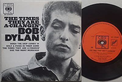 BOB DYLAN The Times They Are A Changin ORIG Ep AUSTRALIA 1965 OZ Pristine N/MINT | eBay