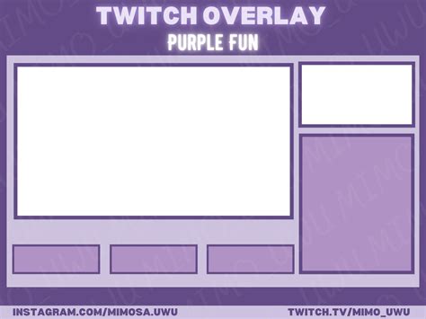 Twitch Overlay Border For Twitch Streamers Twitch Affiliates And