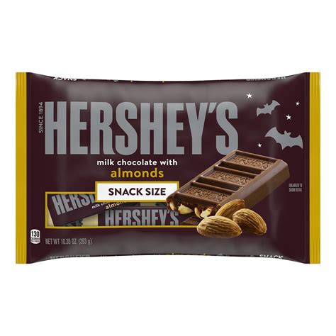 Buy Hersheys Milk Chocolate With Almonds Snack Size Candy Bars