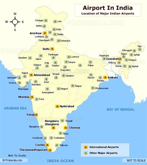 India Airport Map | Indian Airports | India Airports Location Map ...