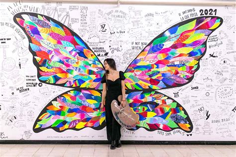 Murales pintados escuela IE Sant Jordi de La que pinta - La que pinta