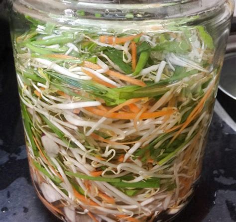 Pickled Bean Sprouts Dưa Giá Scooter Saigon Tours