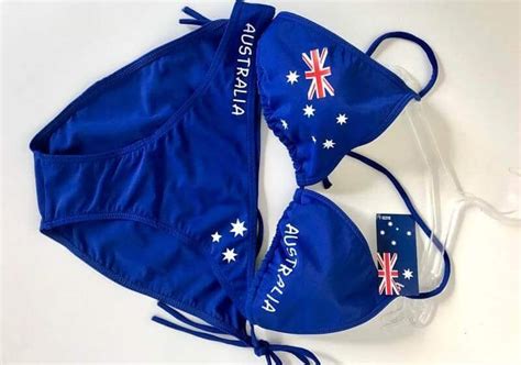 Australian Flag Bikini Royal Blue ListinGifts