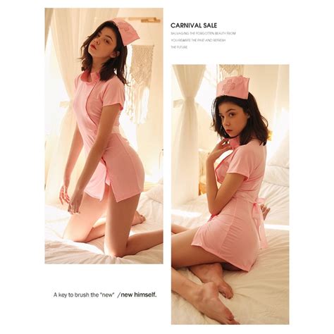 Jual Set Lingerie Sexy Perawat Cosplay Seragam Seragam One Piece Dress A Shopee Indonesia