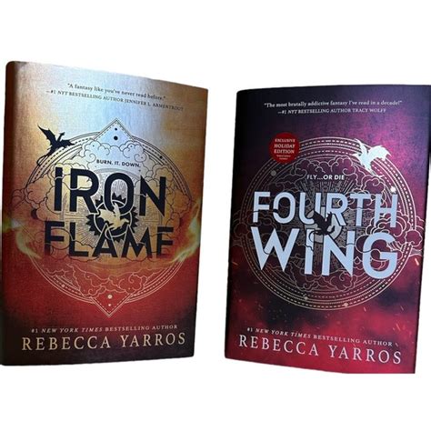 Forth Wing Other Fourth Wing Holiday Edition Iron Flame Book Bundle